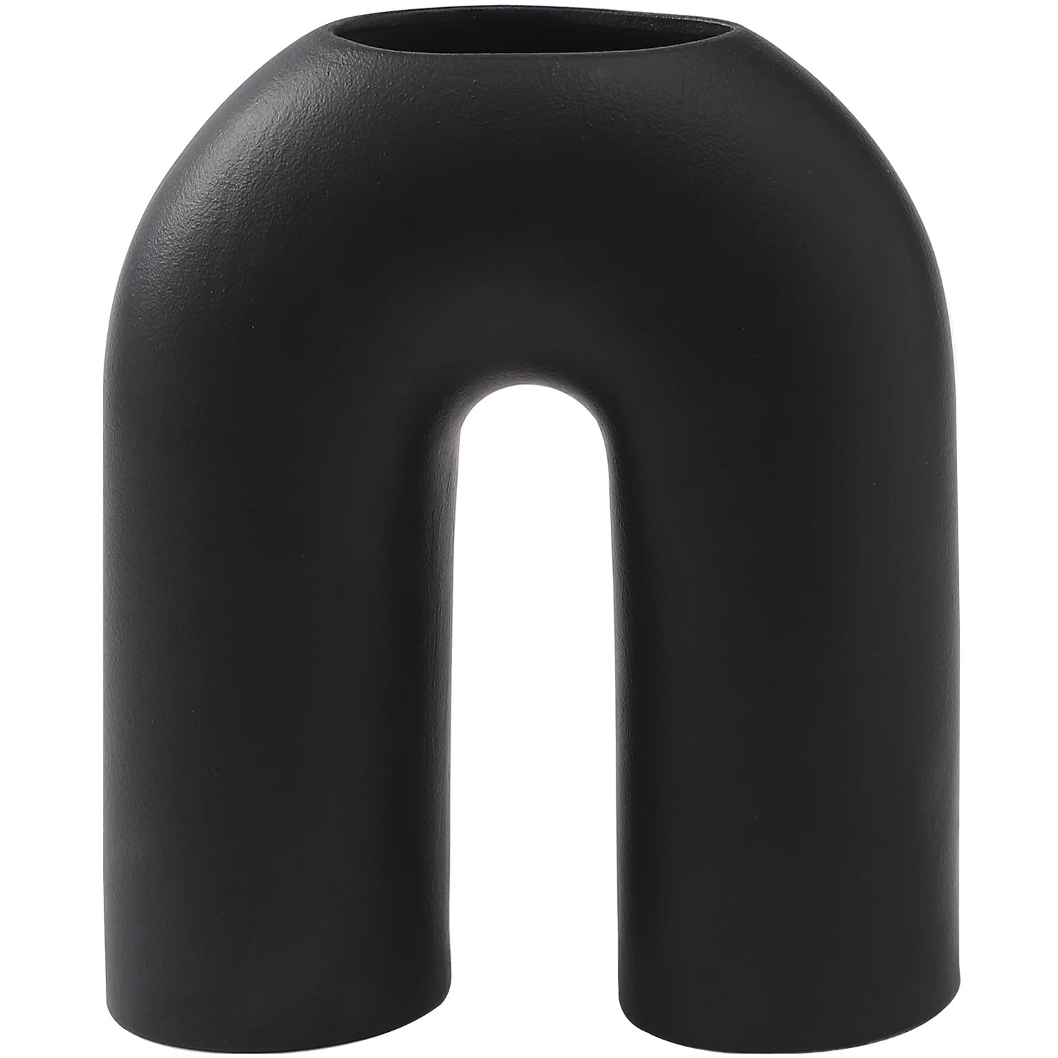 Black Large Vase, Body Vase, Black Ceramic Vase, Boho Vase, Decorative Vase, Modern Farmhouse Dec... | Walmart (US)