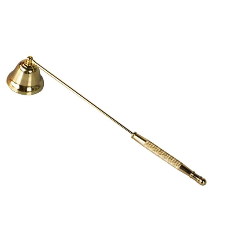 Set of 1- Gold Toned Steel and Brass Candle Snuffer (1 count) Candle Extinguisher Snuffer Candle ... | Walmart (US)