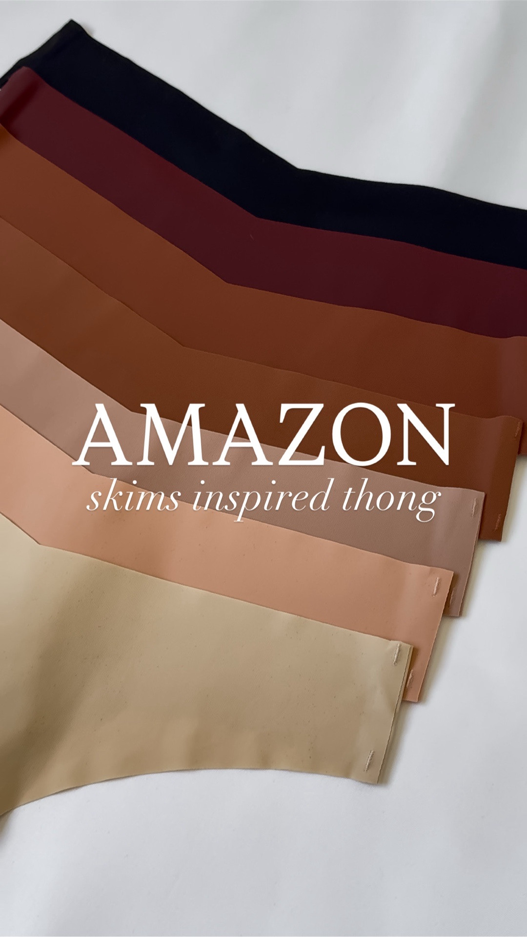 These seamless thongs remind us of the skims ones! So soft and so many color options! 🤎🤩🛍️


#thesistershoppers #trendingfashion #skimsinspired #amazonfashion #justlikeskims @amazon

#LTKdayinmylife #LTKActive #LTKHome