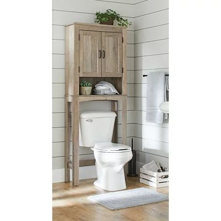 Better Homes & Gardens, Modern Farmhouse Northampton Over the Toilet Bathroom Space Saver, Rustic... | Walmart (US)
