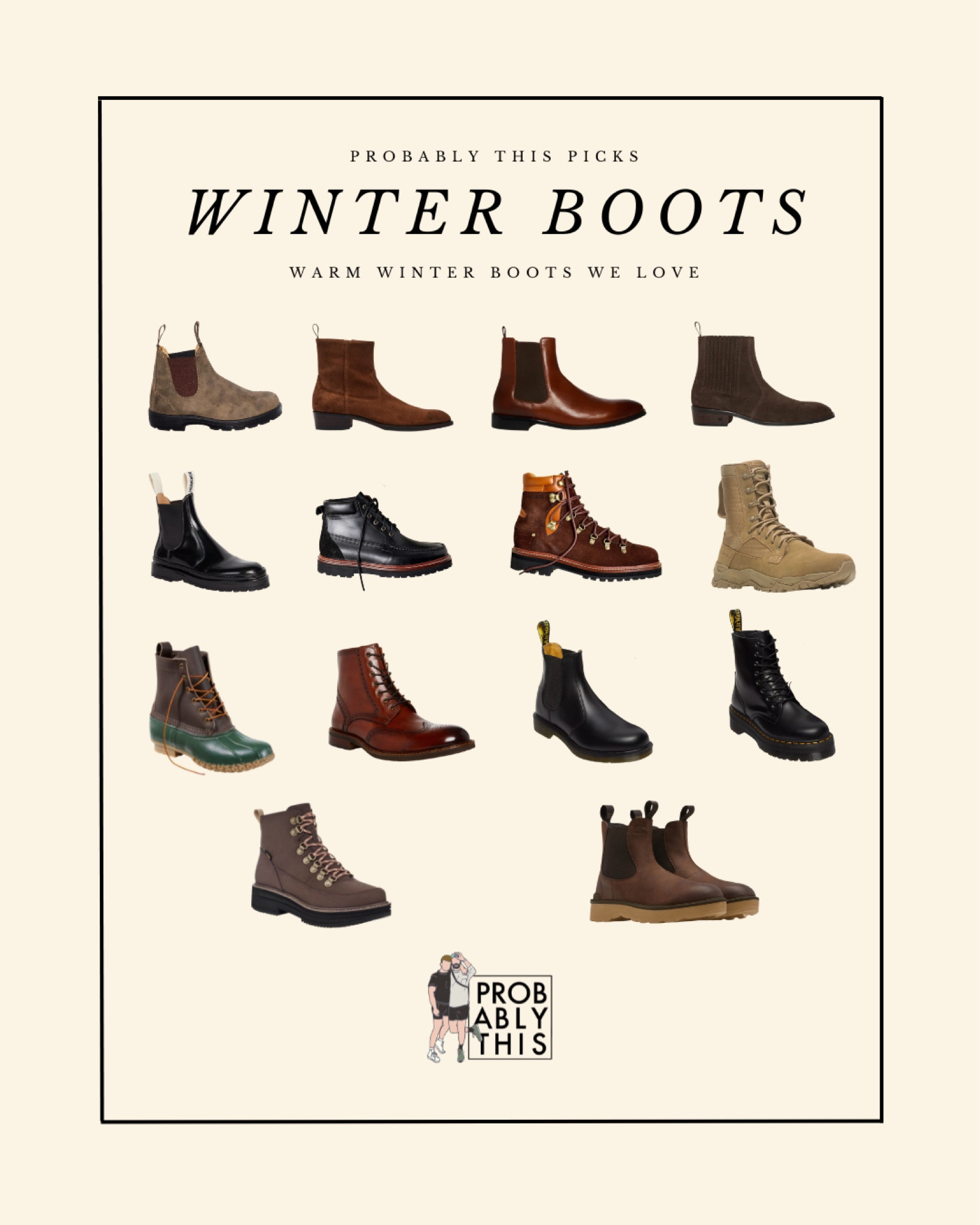 Our absolute favorite winter boots to keep your toes warm! Picks from Madewell, Steve Madden, Dr. Martens, Blundstone and more! 🥾 

#LTKmens