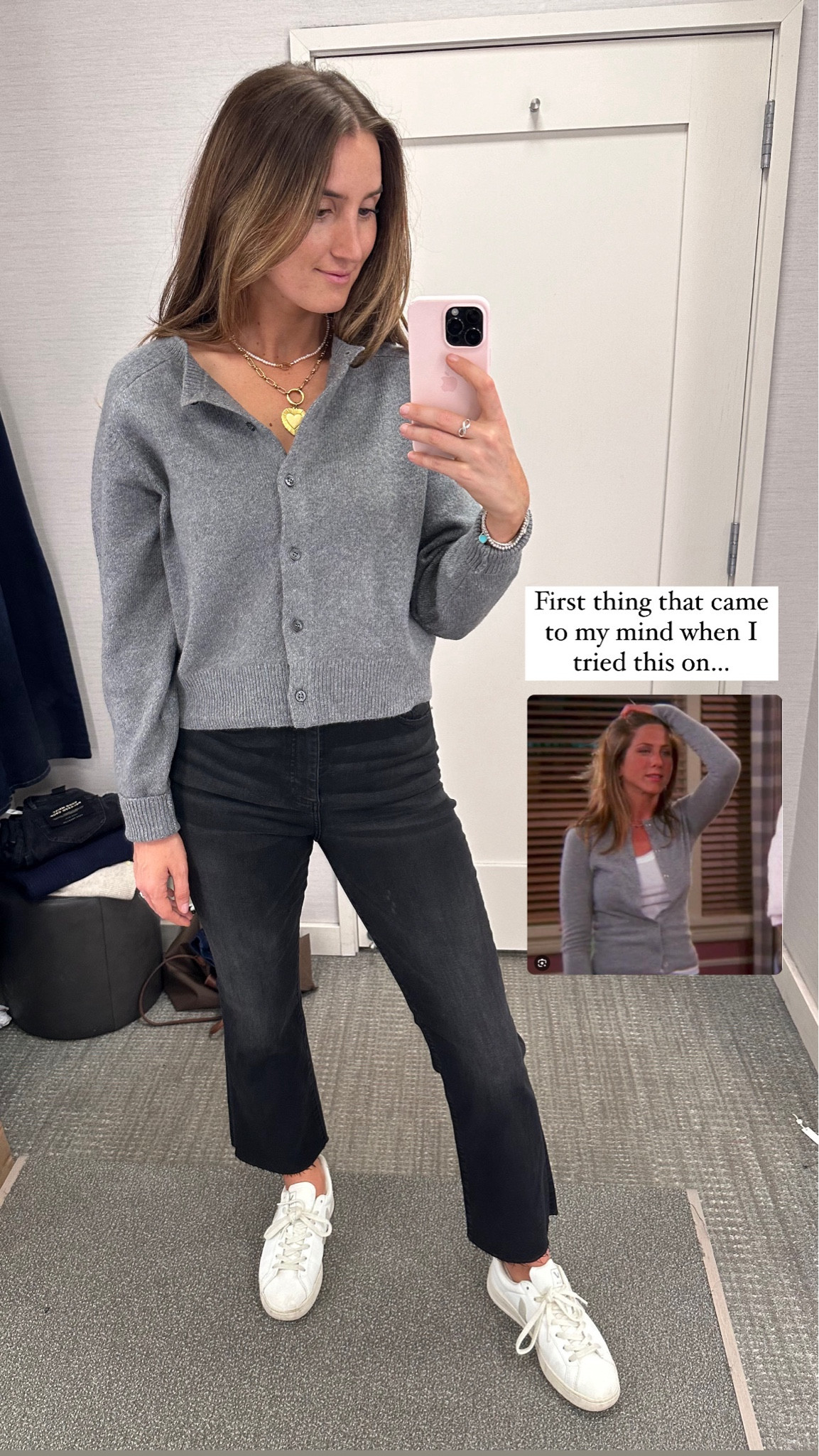 And I bought this sweater (and sized down for a tighter fit) because it reminded me of Rachel Green 😂

Wearing a medium!

#LTKxNSale #LTKSummerSales #LTKFindsUnder100