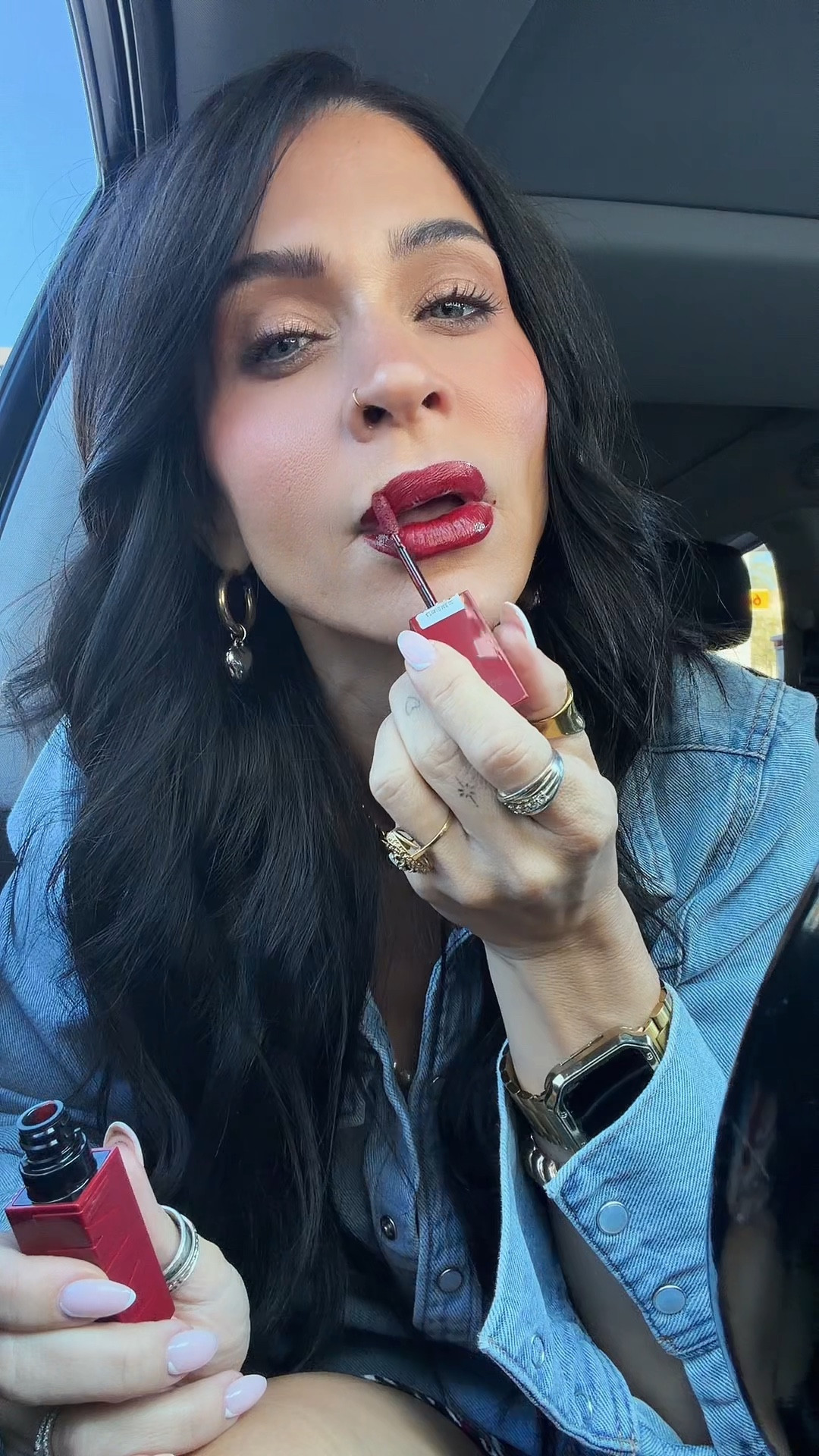 This formula stays all day and doesn’t dry out. 

Liquid lipstick 
Fall makeup
Fall lipstick 
Red lipstick
Long lasting makeup 

#LTKSeasonal #LTKBeauty