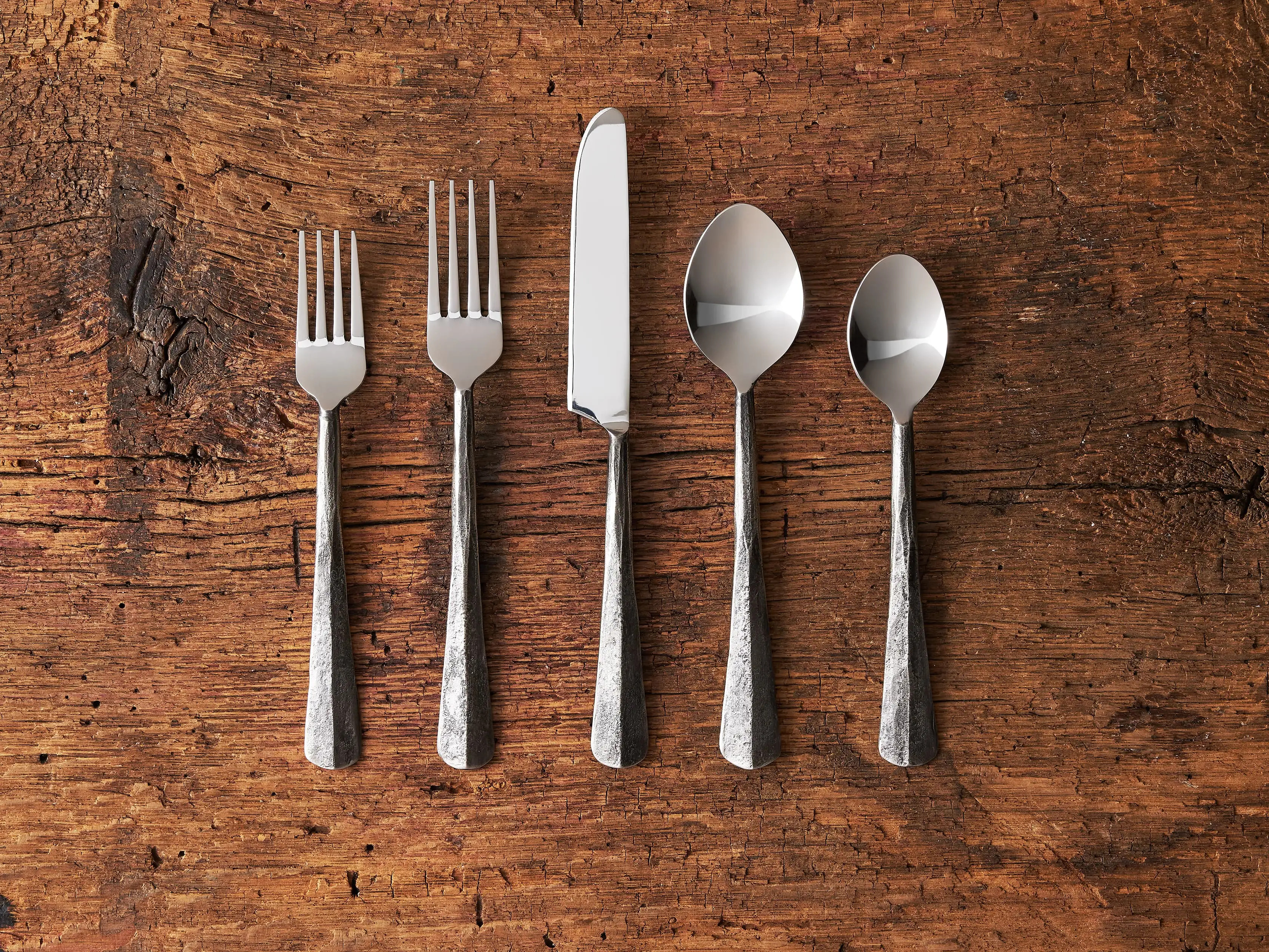 Arber Five Piece Place Setting in Black | Arhaus