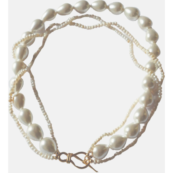 Women's Emma Multi Choker, White | Maisonette