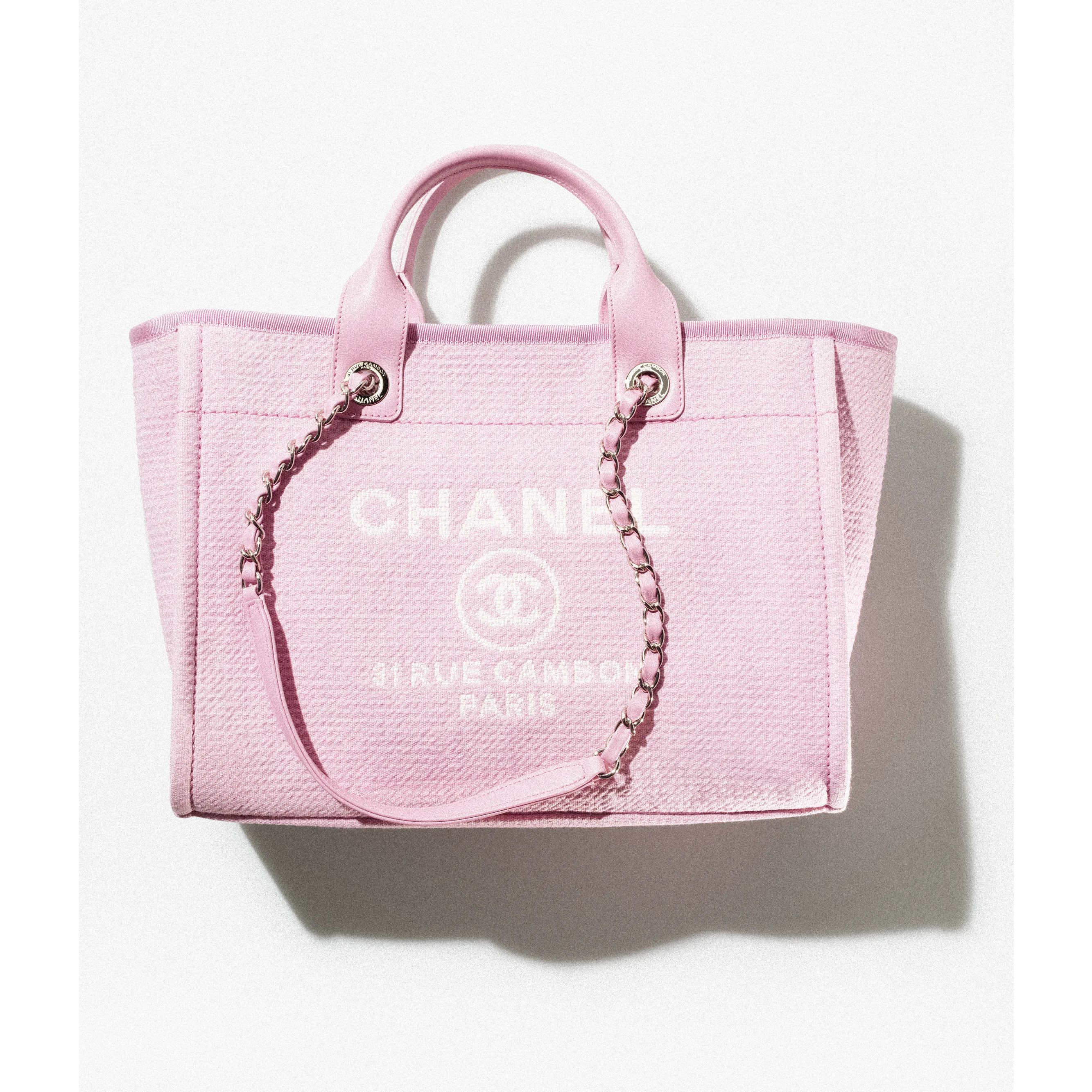 Small Shopping Bag - Mixed fibers & silver-tone metal — Fashion | CHANEL | Chanel, Inc. (US)