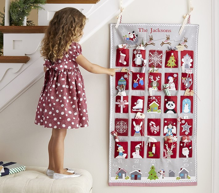 Quilted Christmas Advent Calendar | Pottery Barn Kids