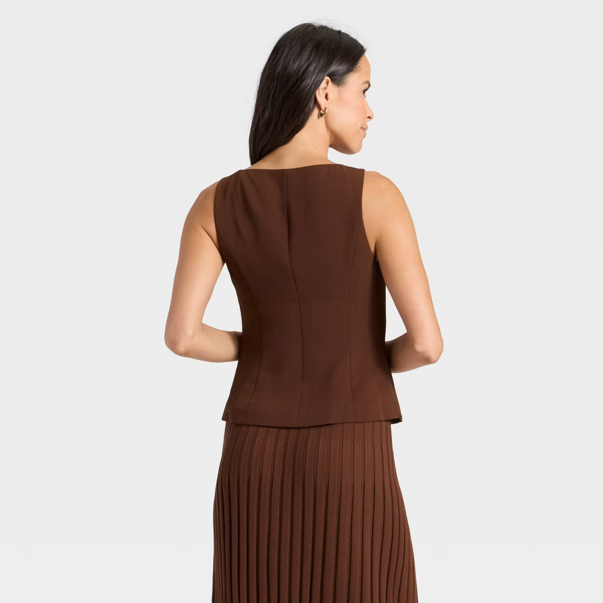 Women's Signature Crepe Scoop Vest - A New Day™ | Target