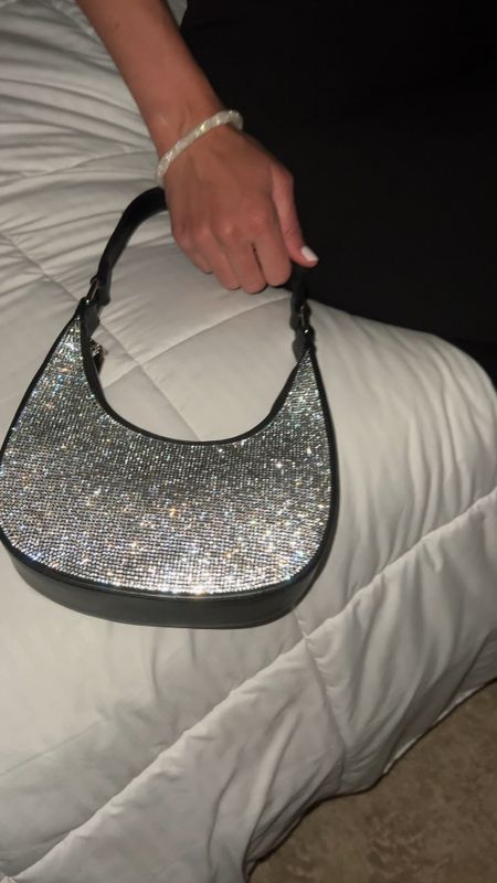Sparkly bag and Cinderella heels 

#LTKSeasonal #LTKunder50 
#LTKunder100 #LTKstyletip #LTKsalealert 
#LTKtravel

#LTKwedding