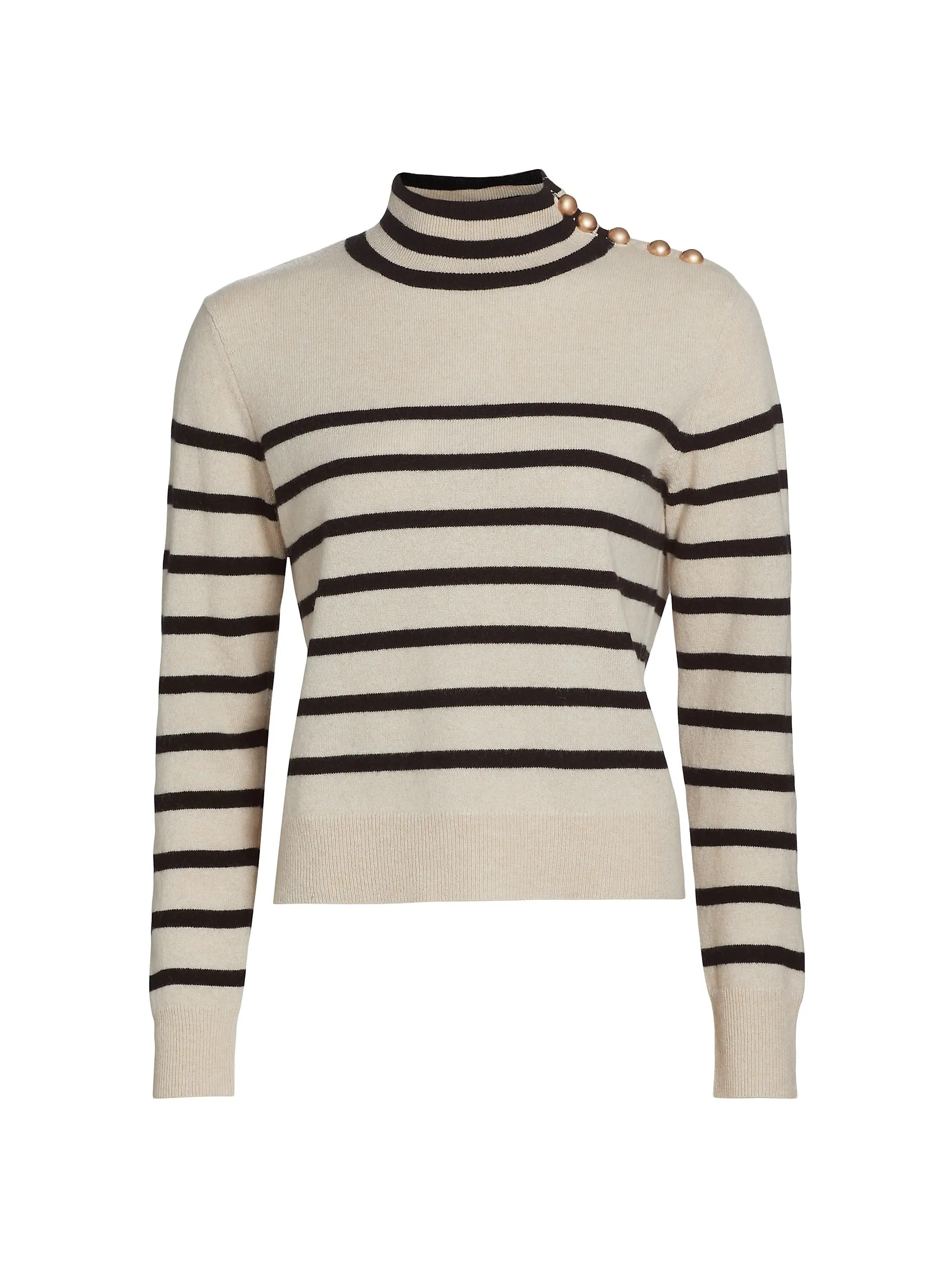 Striped Cashmere Sweater | Saks Fifth Avenue