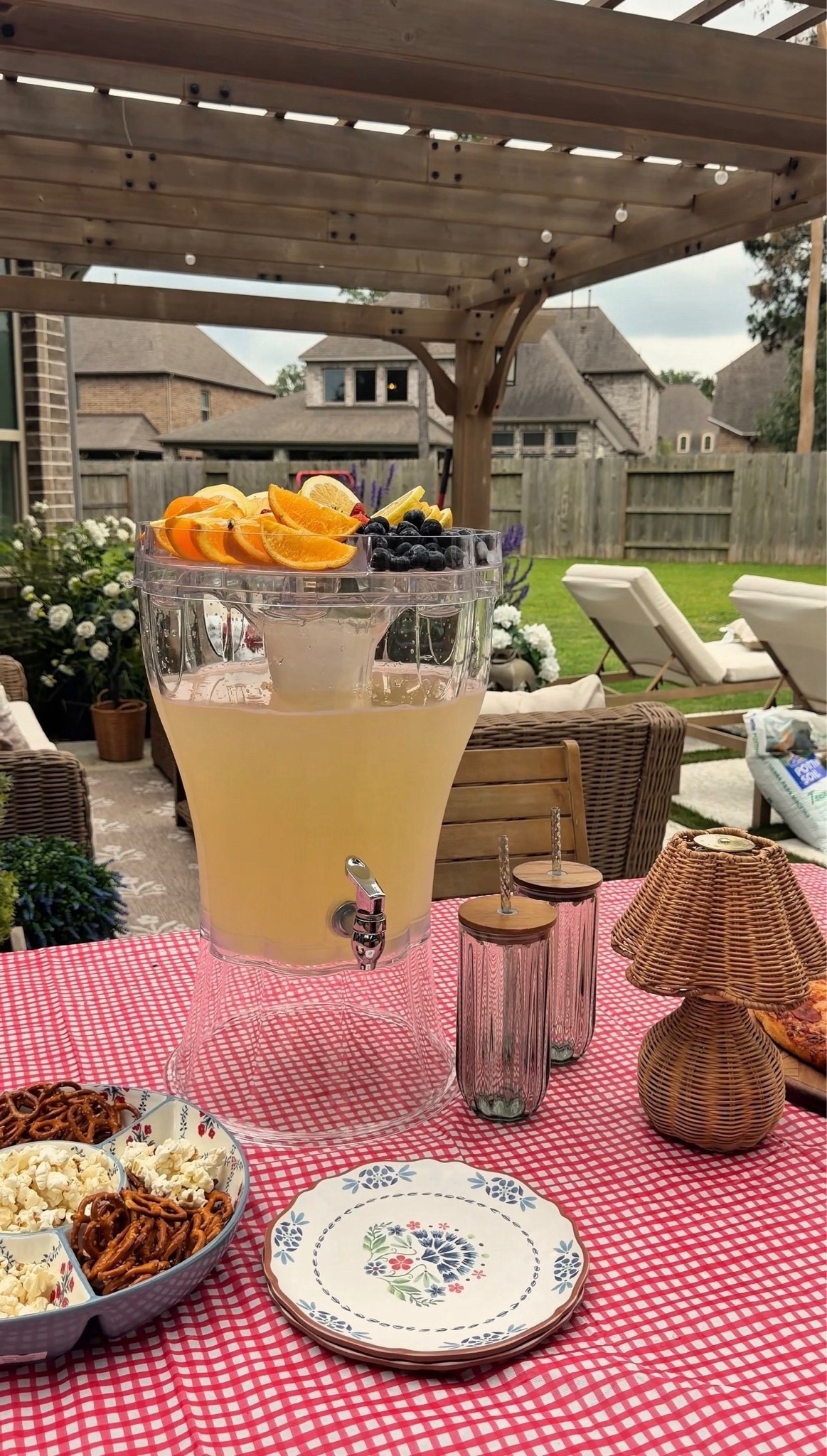 The prettiest drink dispenser for summer hosting 🤍🍋

This beverage dispenser is perfect for backyard parties, pool days, BBQs, and outdoor entertaining. Such an easy way to make your setup feel elevated and put together.

Perfect for:
• drink dispenser
• lemonade station
• summer hosting
• outdoor entertaining
• backyard party setup
• BBQ essentials
• pool party decor

Obsessed with how cute this looks styled for summer.

#LTKSeasonal #LTKHome