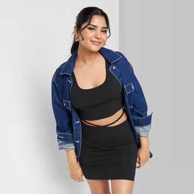 Women's Strappy Bodycon Mini Skirt - Wild Fable™ | Target