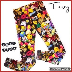 🌟HP🌟😍Terez Girl's Emoji Leggings Sz M *NWOT*😘 | Poshmark