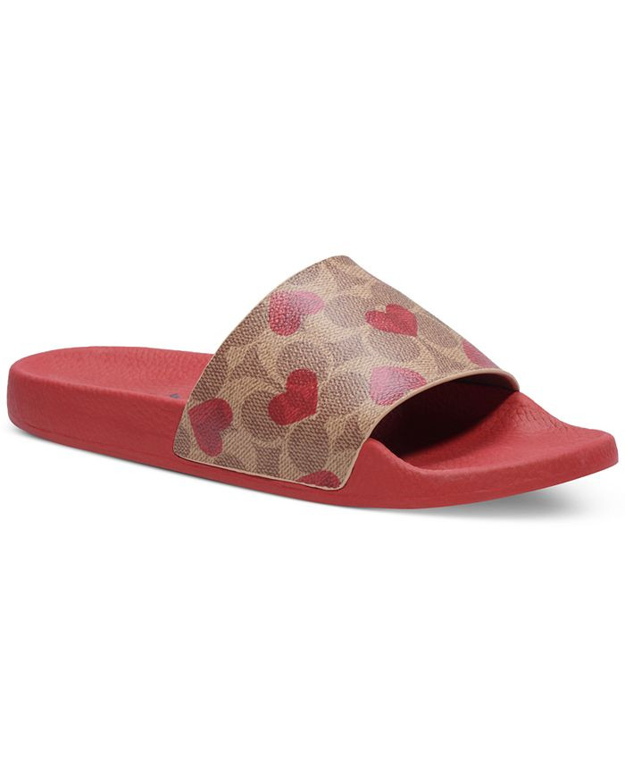 COACH Women's Udele Sport Pool Slides & Reviews - Sandals - Shoes - Macy's | Macys (US)