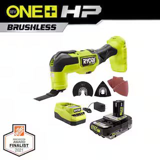 RYOBI ONE+ HP 18V Brushless Cordless Multi-Tool Kit with 2.0 Ah HIGH PERFORMANCE Battery and Char... | The Home Depot
