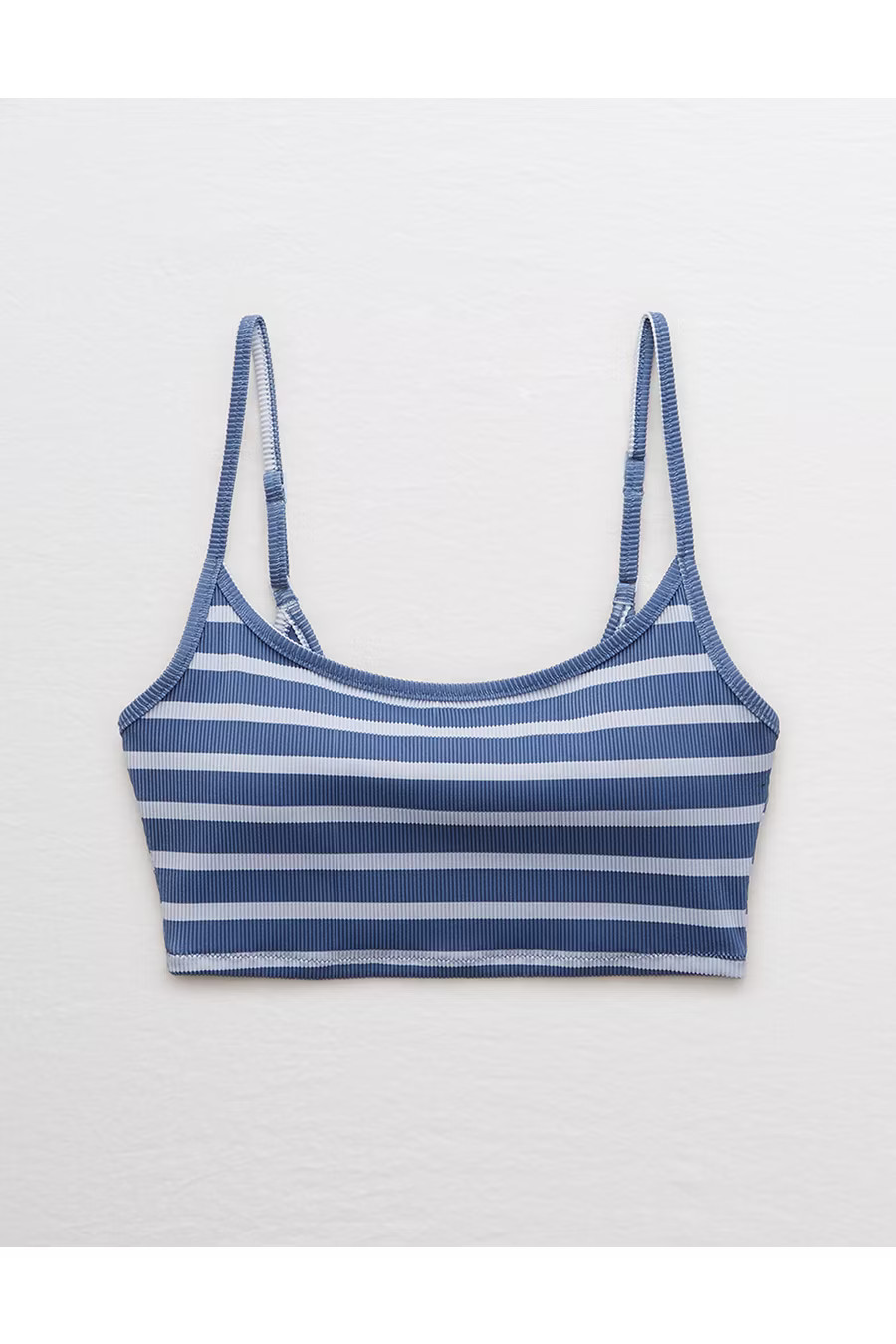 Aerie Ribbed Longline Scoop Bikini Top | American Eagle Outfitters (US & CA)
