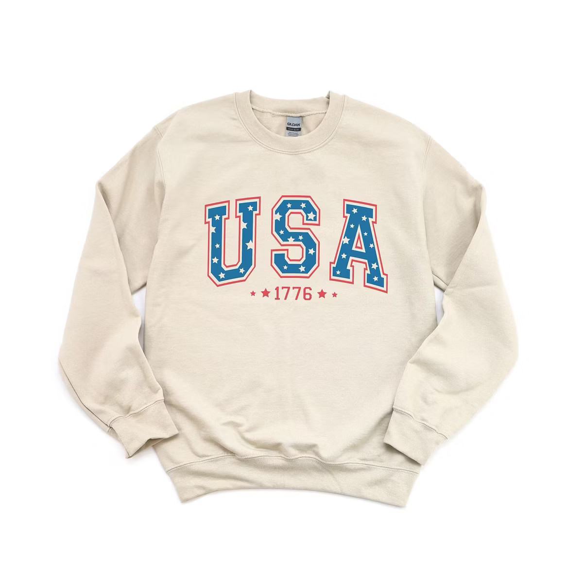 Simply Sage Market Women's Graphic Sweatshirt USA 1776 Stars | Target