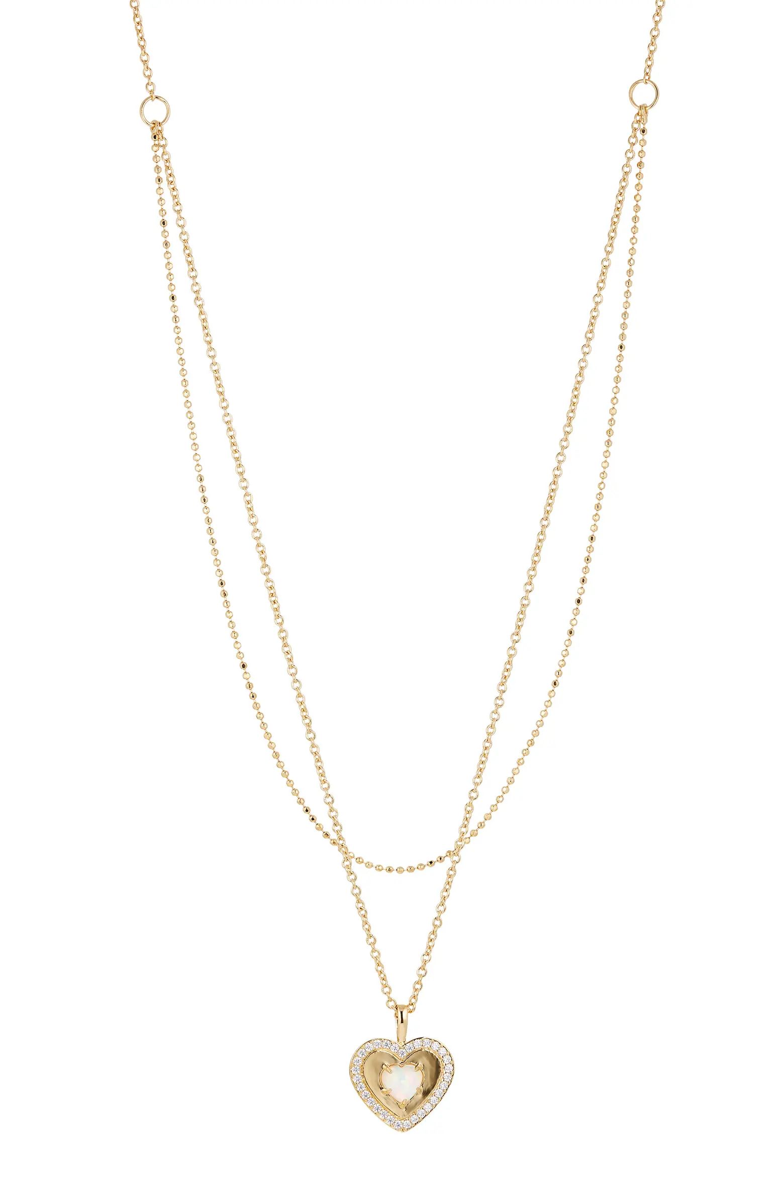 Heart Pendant Layered Necklace | Nordstrom