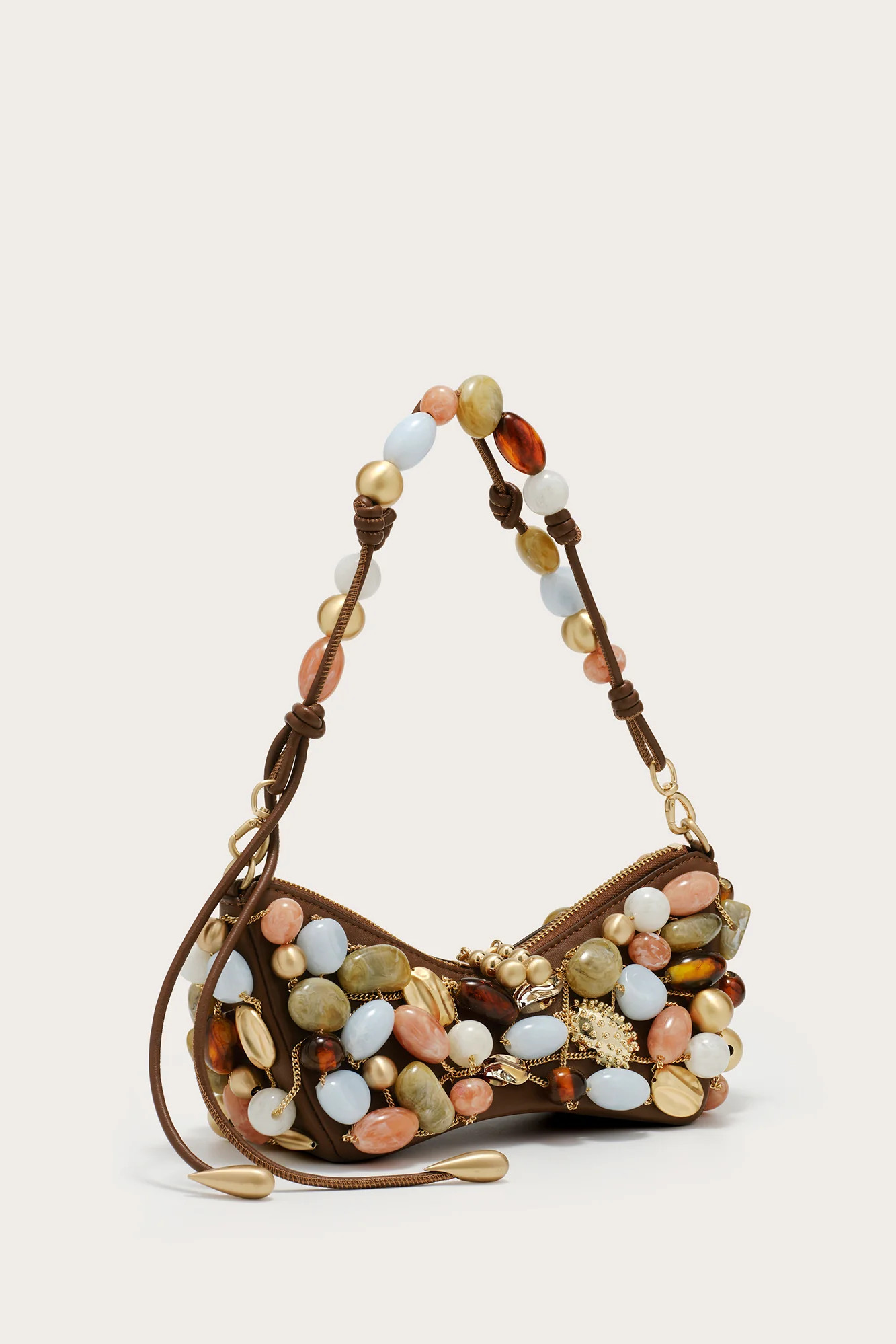 MERCIER MINI SHOULDER BAG - SADDLE BAUBLE MULTI | Cult Gaia - US