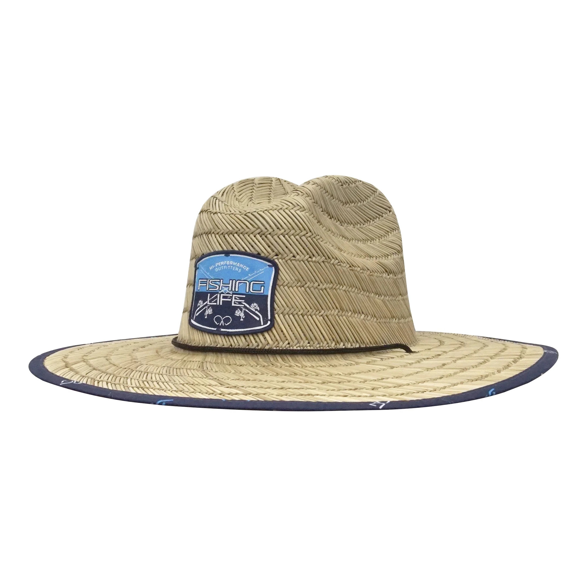 Fishing Life Crossed Rods Straw Lifeguard Hat - Adult Unisex - Walmart.com | Walmart (US)
