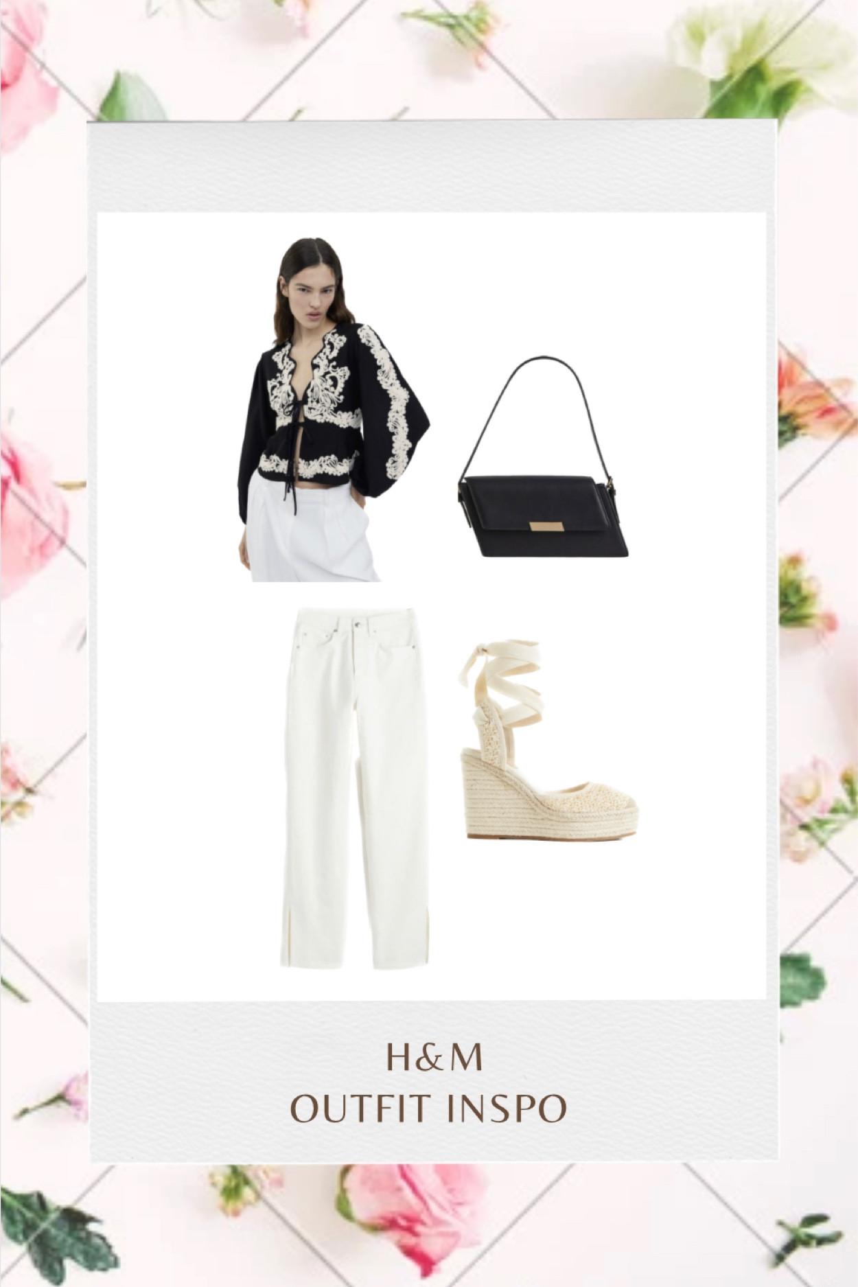 @HM Outfit Inspo just in time for spring 💐

#Springedition #springoutfitinspo #springoutfit #uk #ukoutfitinspo #ukoutfit #hm #h&m #hminspo #hmoutfitidea #hmoutfit #outfitinspo #outfitidea #salealert #sale 
#highwaistedjeans #embroideredblouse #blouse #blackblouse #wedgeheels #wedges #springheels #summerheels #blackpurse #blackshoulderbag #spring #summer #summeroutfit #holidayoutfit #vacationoutfit #nashvilleoutfit

#LTKsalealert #LTKfit #LTKunder100 #LTKstyletip #LTKSeasonal #LTKunder50