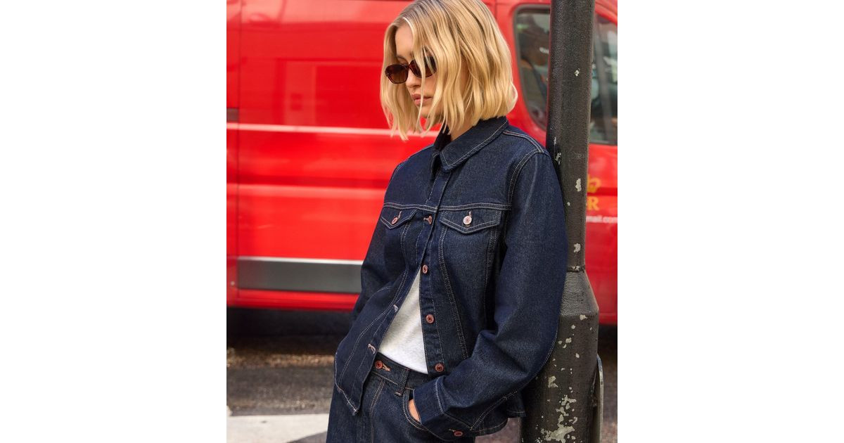 Women's Indigo Wash Cinched Denim Jacket New Look | New Look (UK)