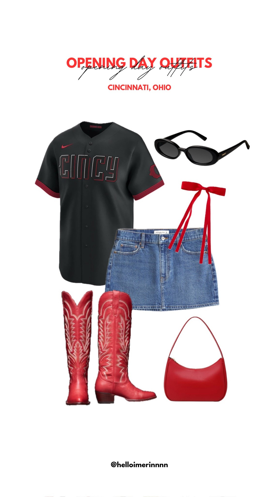 Cincinnati Reds Opening Day outfit inspo ❤️⚾️

#openingday #redsopeningday #cincinnatiredsopeningday #cincinnatireds #redsbaseball #baseballootd #baseballgameootd #baseballgameoutfitinspo #baseballgameoutfits #redsgame #redsgameootd #redsgameoutfitinspo 

#LTKStyleTip #LTKFindsUnder50 #LTKSeasonal
