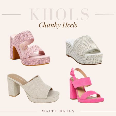 Super cute chunky heels for Spring and Summer 

#LTKstyletip #LTKFind #LTKSeasonal