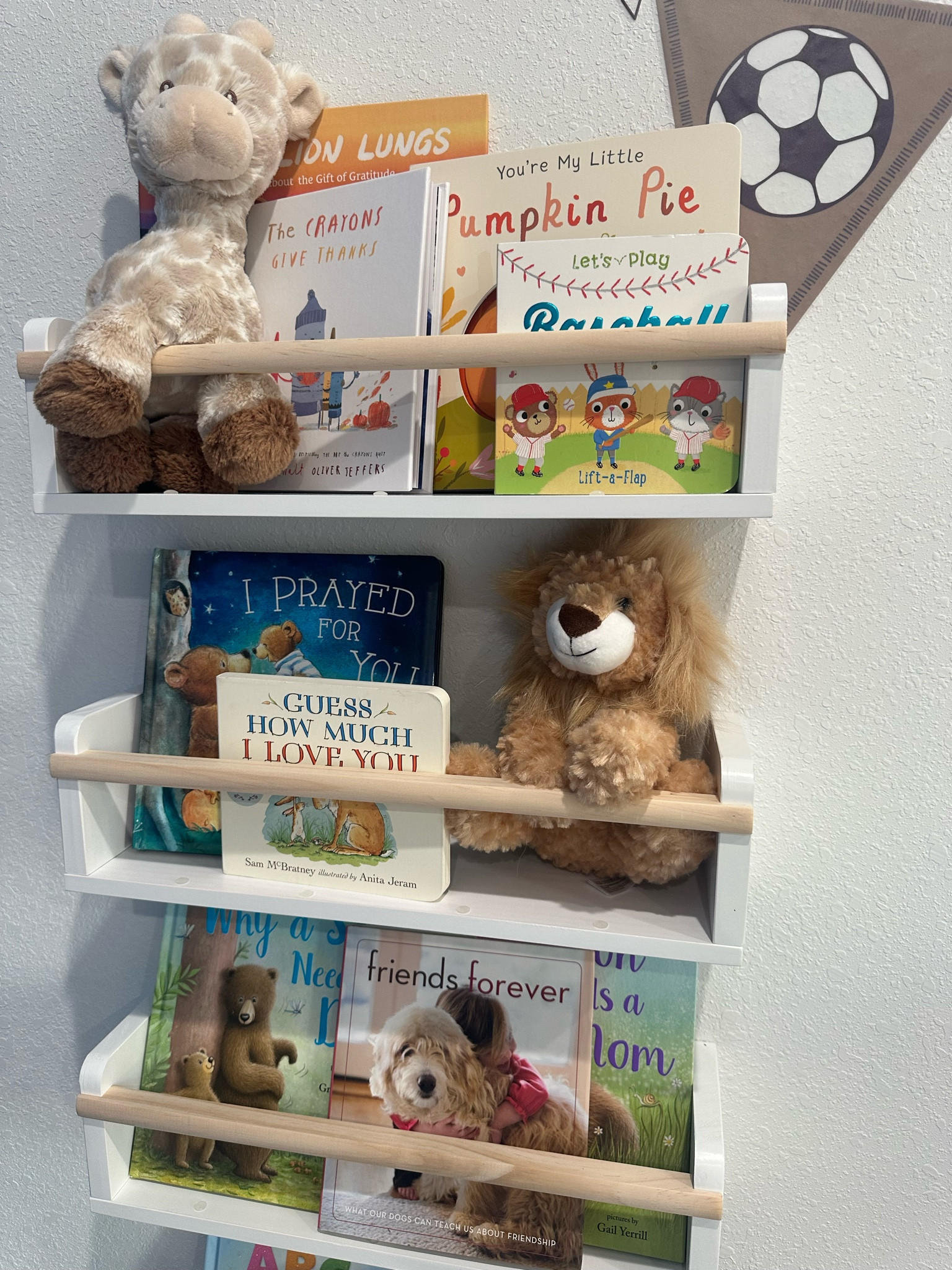 Bookshelves for nursery #nursery #boynursery #nurserybookshelves 