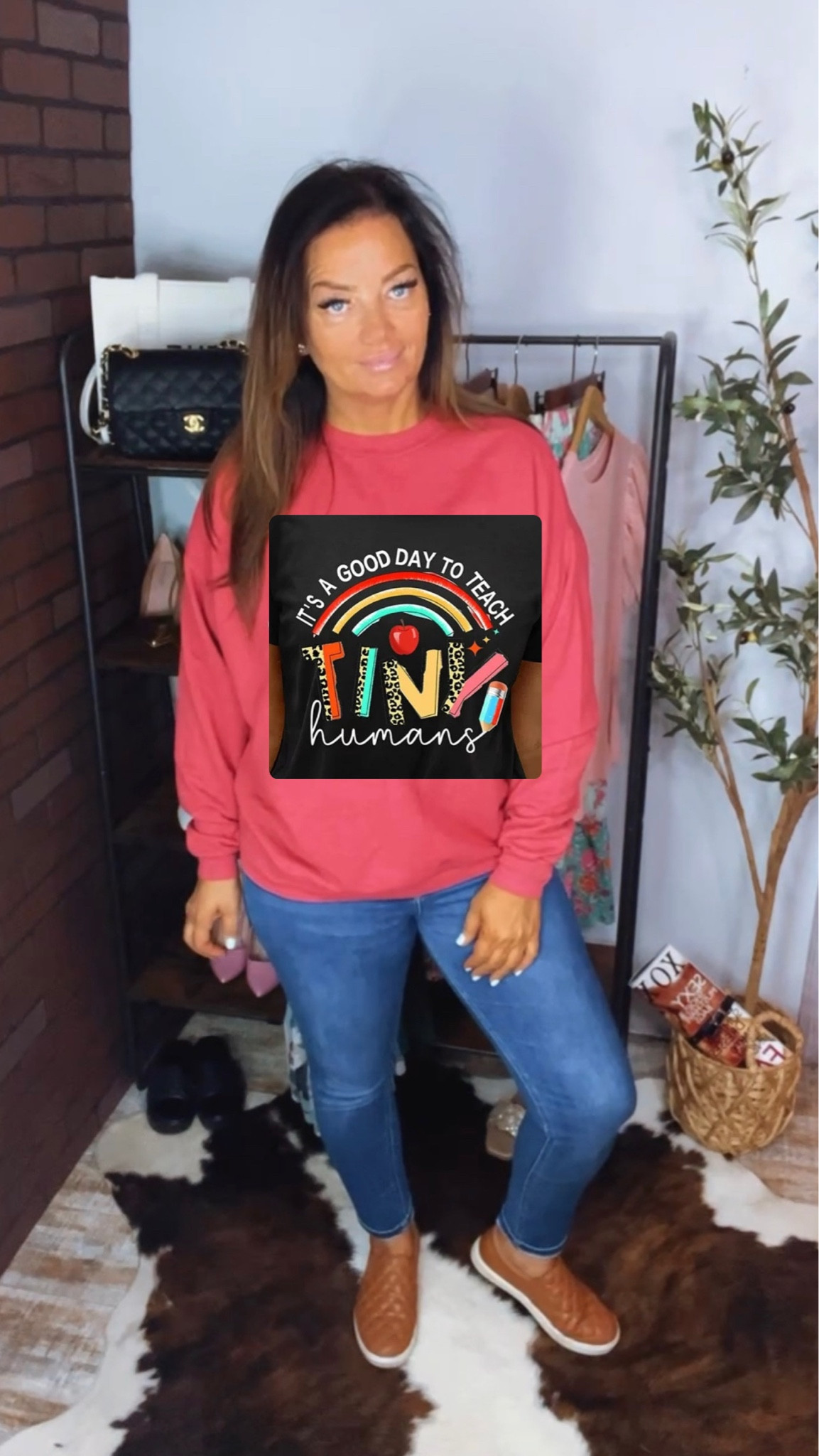 Teacher #ootd #grwm #over40fashion #jeans 

#LTKmidsize #LTKstyletip #LTKSeasonal