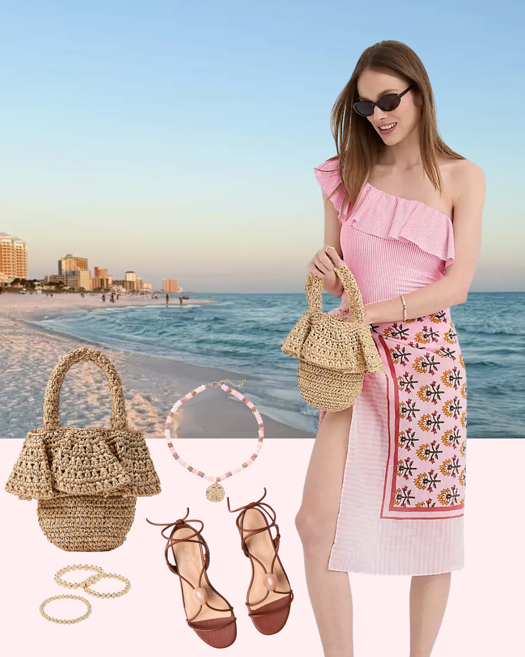 The cutest beach outfit from Loft! 

 #LTKdayinmylife #LTKgrwm #LTKootd