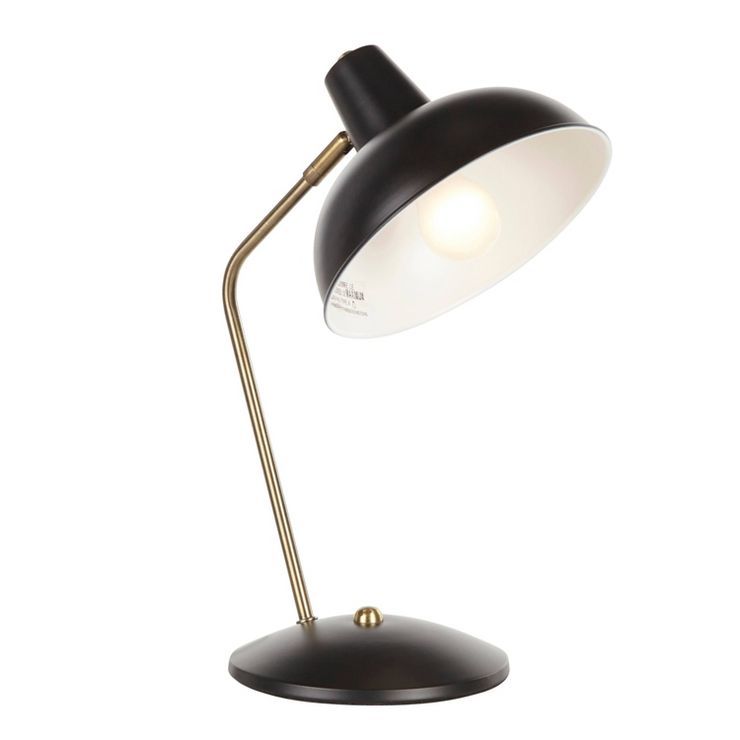 Metal Darby Contemporary Table Lamp (Includes LED Light Bulb) Gold - LumiSource | Target