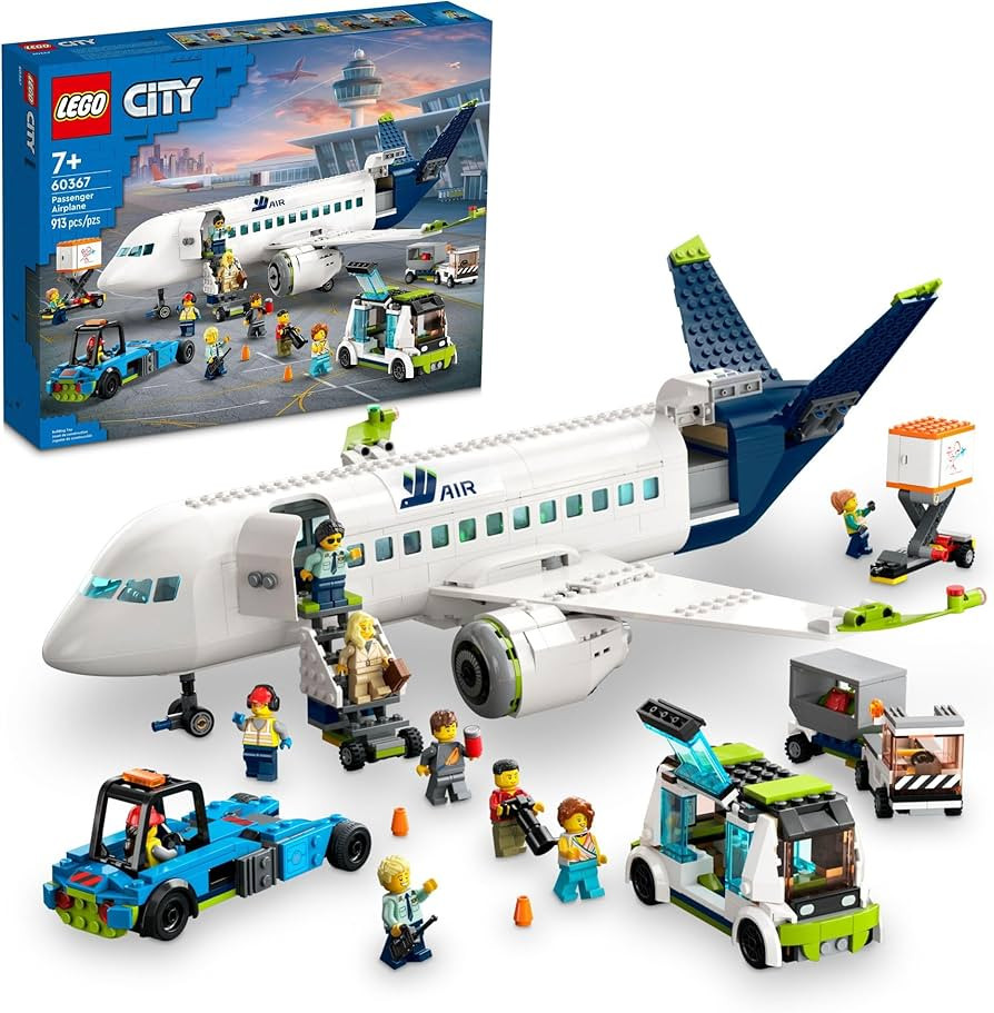 LEGO City Passenger Airplane Toy - Building Toys Set for Boys & Girls, Ages 7+ - Educational Gift... | Amazon (US)