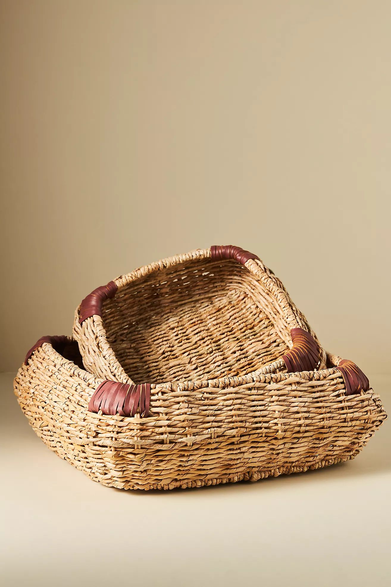 Kalas Low Baskets, Set of 2 | Anthropologie (US)