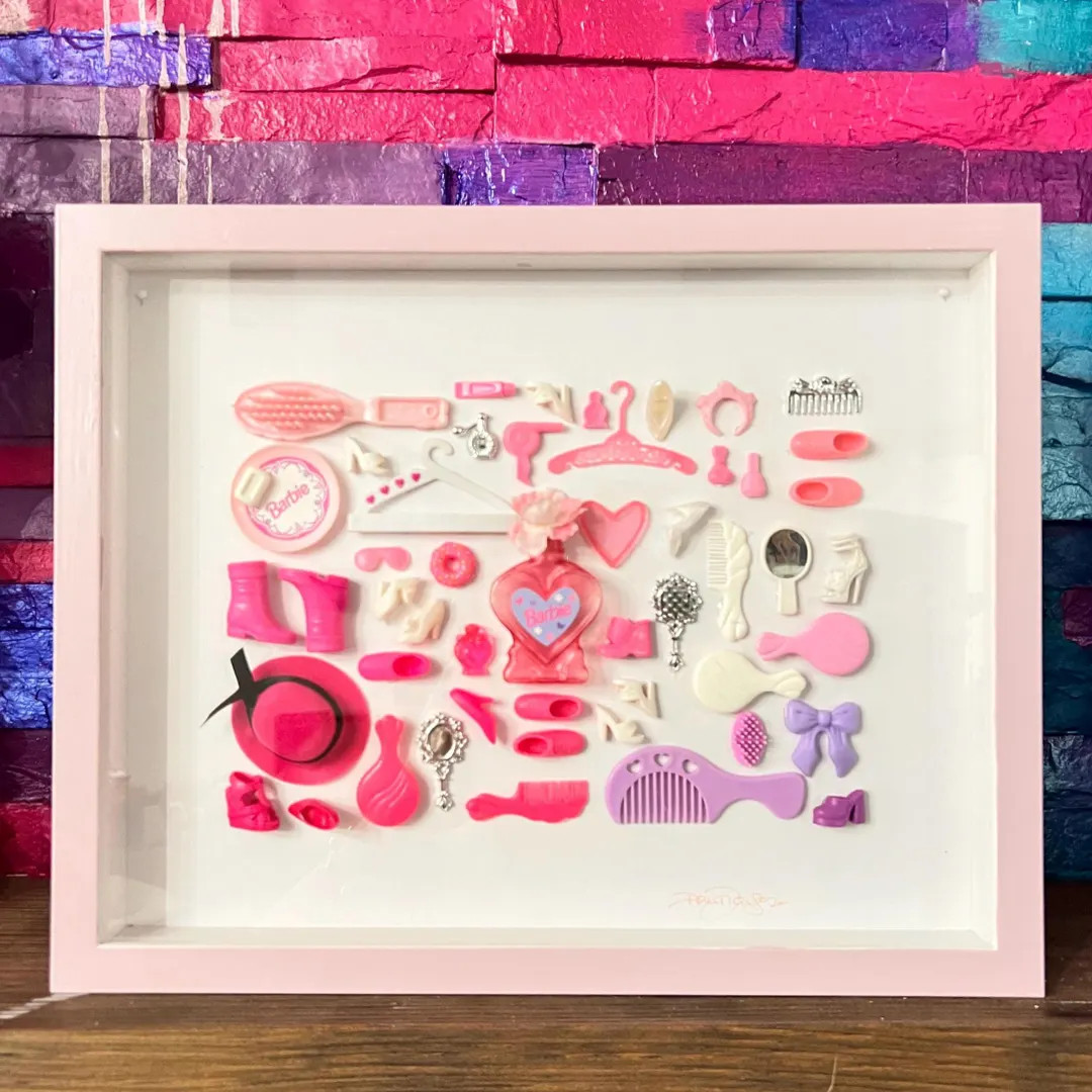 Vintage Doll Shoe Shadow Box| Neon Plastic High Heel Mini Shoe Frames | 90s Toy Parts for Craftin... | Etsy (US)