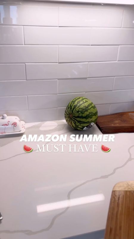  
🍉 my kids love watermelon but I always make a mess cutting it 🤣🫶🏼 insert this tool 🙌🏼🙌🏼 made it 1000x easier and faster to cut it into perfect little cubes - and less mess! #amazonmusthaves #momhacks #summermusthave #kitchengadgets

#LTKhome #LTKVideo #LTKSeasonal