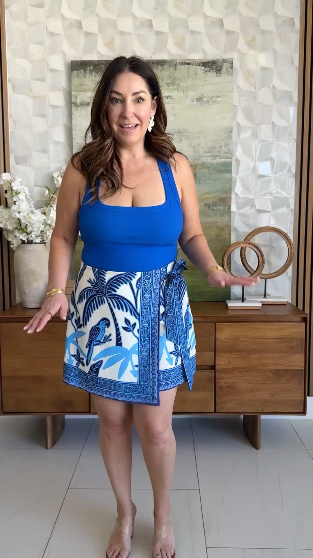 Amazon resort beach vacation outfit with tank that has shelf bra and cups. Skirt runs small wearing XL and still a little snug. Tank tts, L 

Linked similar jewelry

#LTKTravel #LTKOver40 #LTKMidsize