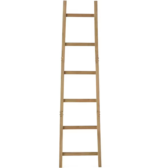 Lakeside Decorative Leaning Ladder Wall Decoration - Rustic Home Décor Accent | Target