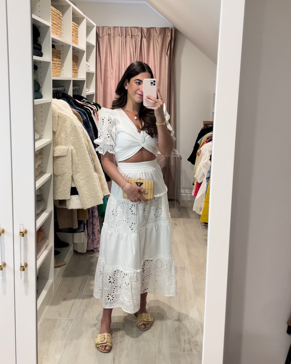 Wearing a size small on top and bottom 

White dresses
Spring outfit 
Summer outfit 

#LTKfit #LTKFind #LTKstyletip