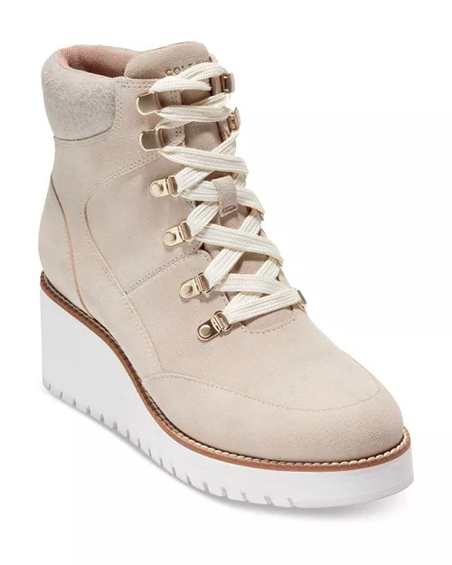 Women's ZeroGrand City Lace Up Waterproof Wedge Hiker Boots | Bloomingdale's (CA)