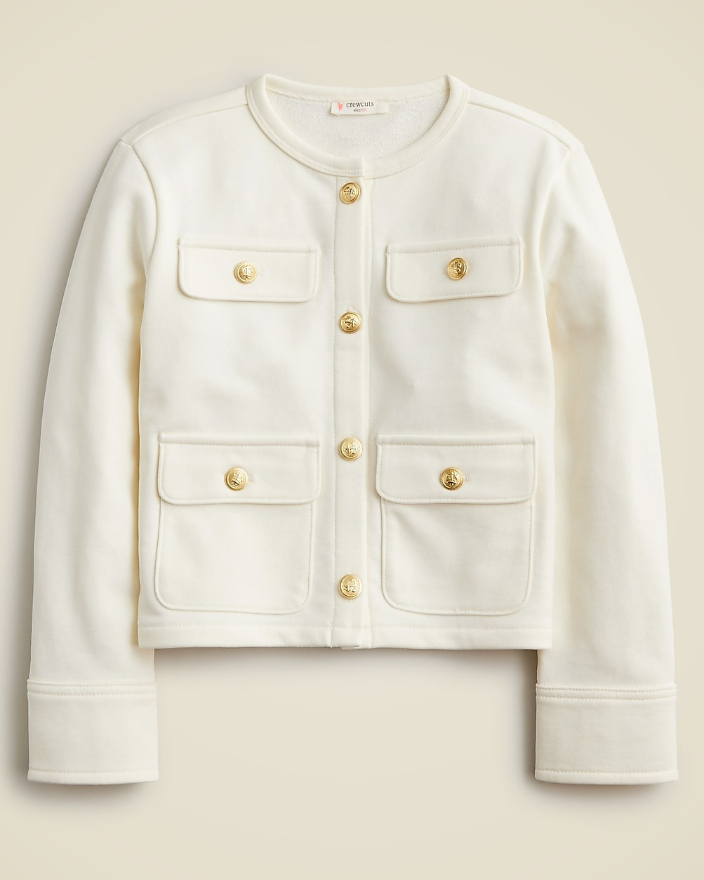 Girls' french terry lady jacket | J. Crew US
