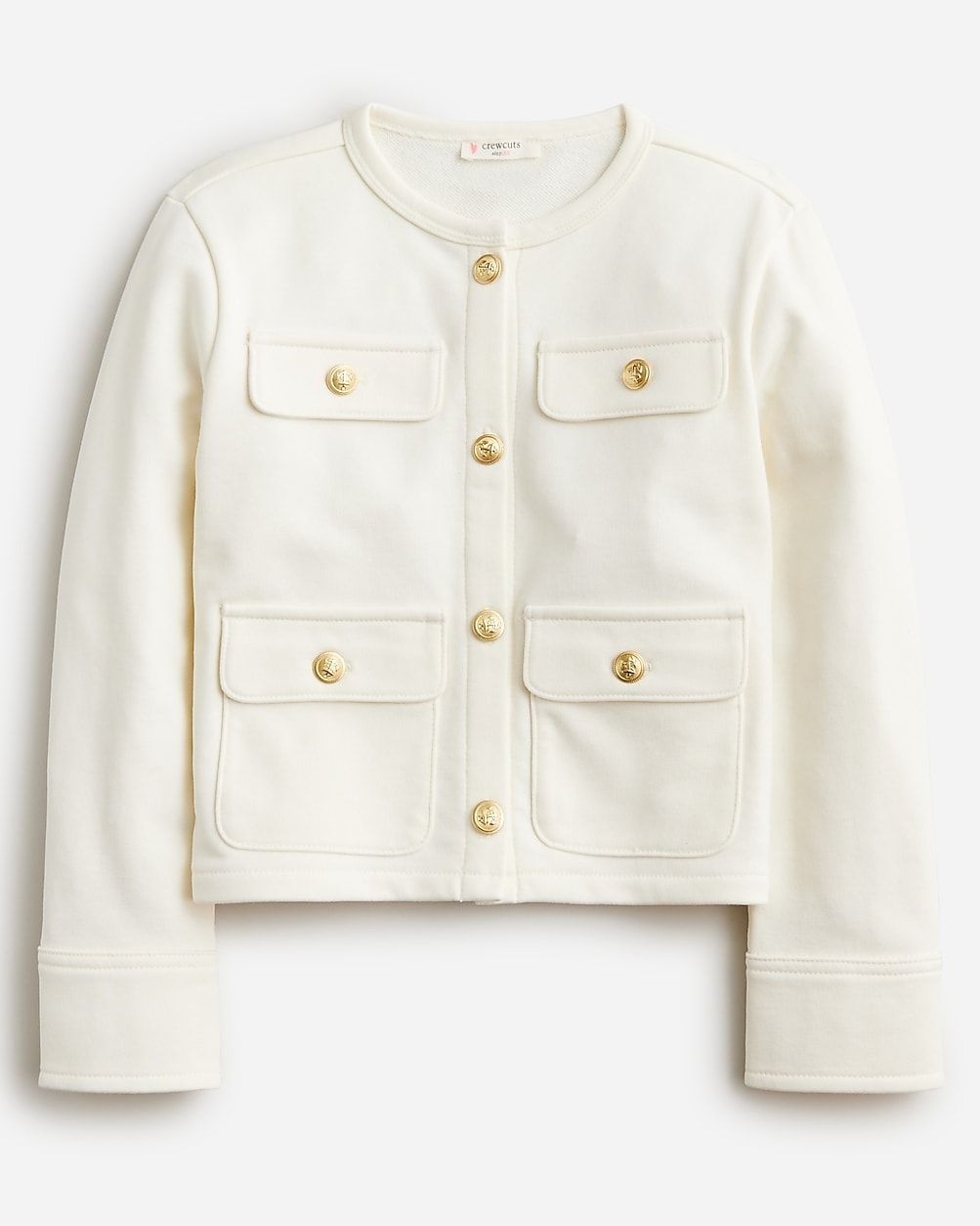 Girls' french terry lady jacket | J. Crew US