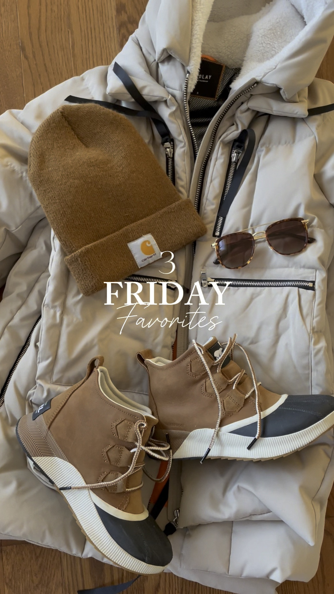 ✨3 FRIDAY FAVORITES✨

Happy Friday y’all! We made it to the freakin’ weekend - and a long one at that! 🙌🏻🍻

Thought it might be fun to round up some of my favorite winter gear for this week’s favorites! As a midwesterner, we got lots of colddd, snowy and windy days (like negative temps next week 🥶). These are some tried and true favorites!

1) I got this jacket on Prime Day for under $100! Here’s what I love about it: pockets, pockets, and more pockets for all the accessories and chapstick that you need to have on hand. Two, the fleece lined hood is sooo warm! My biggest complaint is that I wish it could zip up higher on my face to protect on those windy days, and it could be a *wee* bit longer. But for under $100 it’s been well worn and will continue to be!

2) I have been wanting these boots forever and I also grabbed these on Prime Day! These are GREAT! I love the grip on them for those icy days, they are waterproof, and keep my feet warm. Plus they are super easy to throw on when it’s not super snowy and I’m walking my dog or just running some errands. 

3) Can’t pass up a good hat! I love these Carhartt hats and they come in SO many colors!

4) I gave you an extra because sunnies are necessary during these bright winter days (the winter sun just hits different, IYKYK)! This brand is an absolute fave of mine. VERY affordable but have lots of very on trend pairs. Plus I don’t feel bad when I ultimately drop them or my kids play with them 🙃

Hope you all have the best weekend! We have some basketball, family time, and friend time all built in this weekend! 🙌🏻
.
.
.
.
.
.
#fridayfavorites #amazonfinds #winterfinds #winterfavorites 

#LTKStyleTip #LTKFindsUnder50 #LTKSeasonal