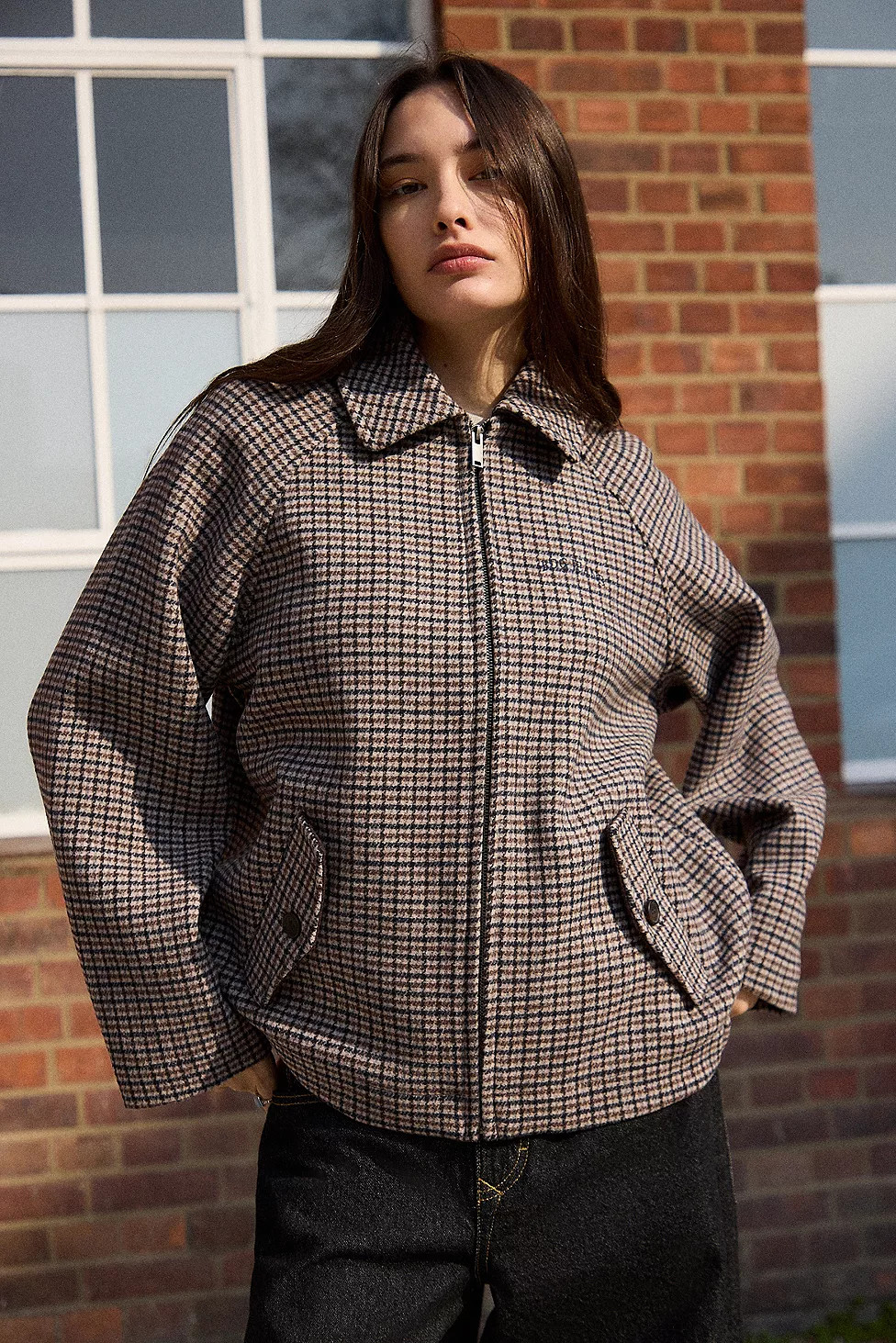 BDG Wool Harrington Jacket | Urban Outfitters UK