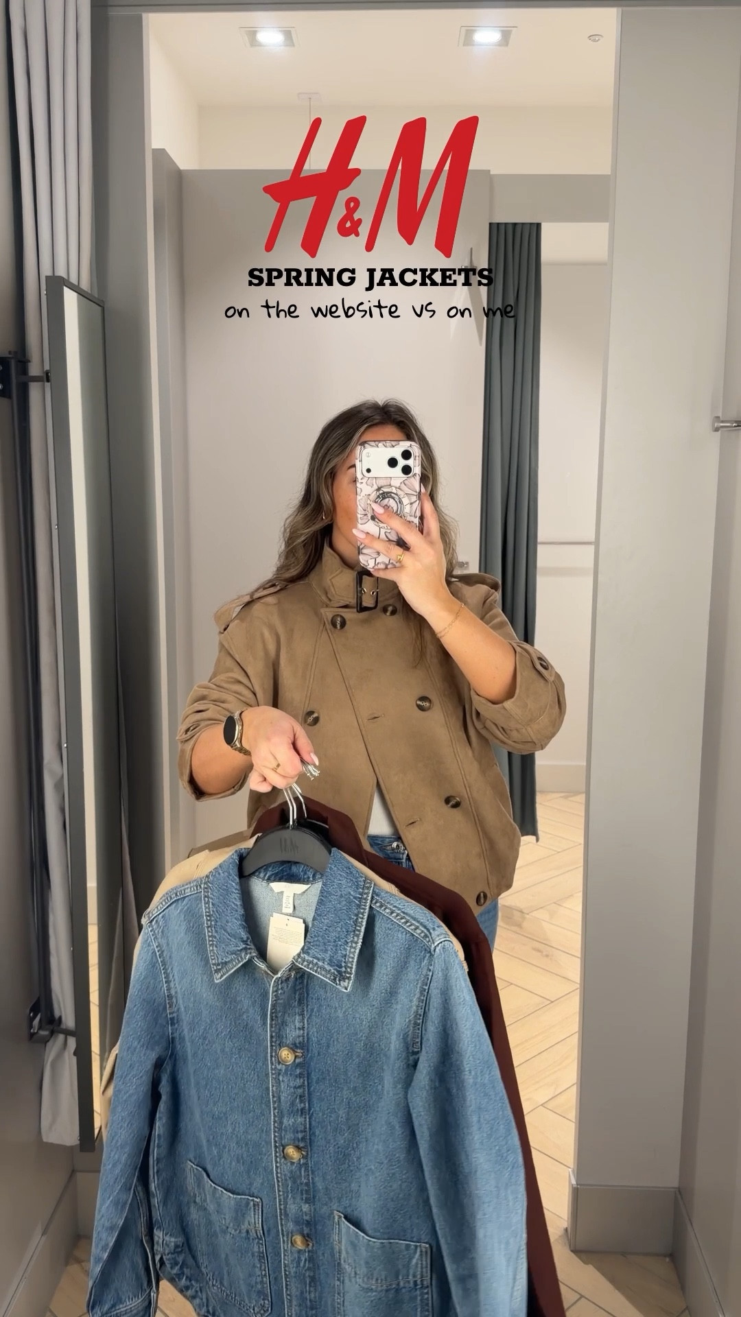 H&M Spring jackets 🌸✨

I’m a uk size 10 and I’m wearing;
Denim jacket - small
Trench coat - small
Brown - small 
Khaki blazer - size 12

#LTKstyletip #LTKmidsize #LTKspring