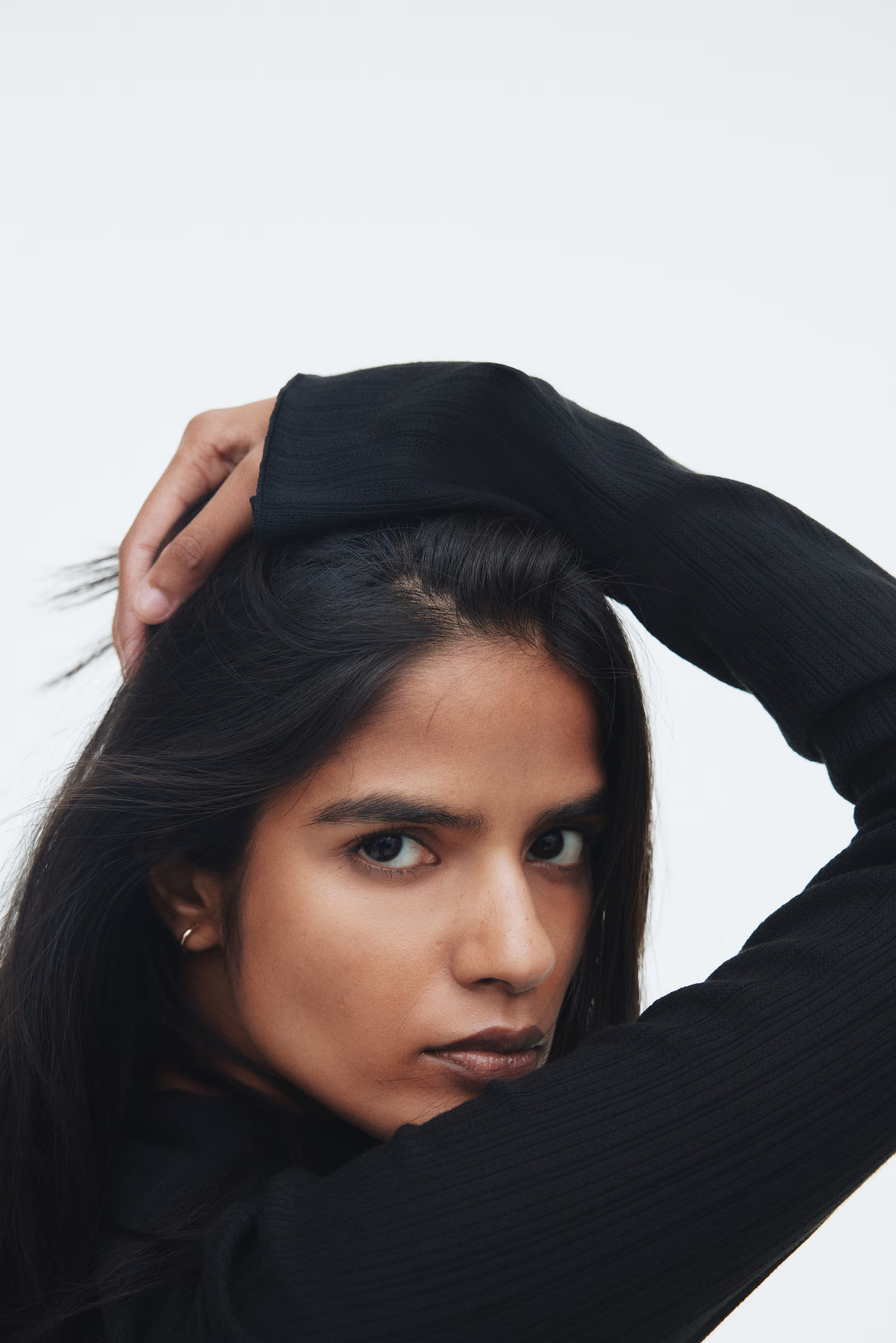 Ribbed Mock Turtleneck Top | H&M (US + CA)