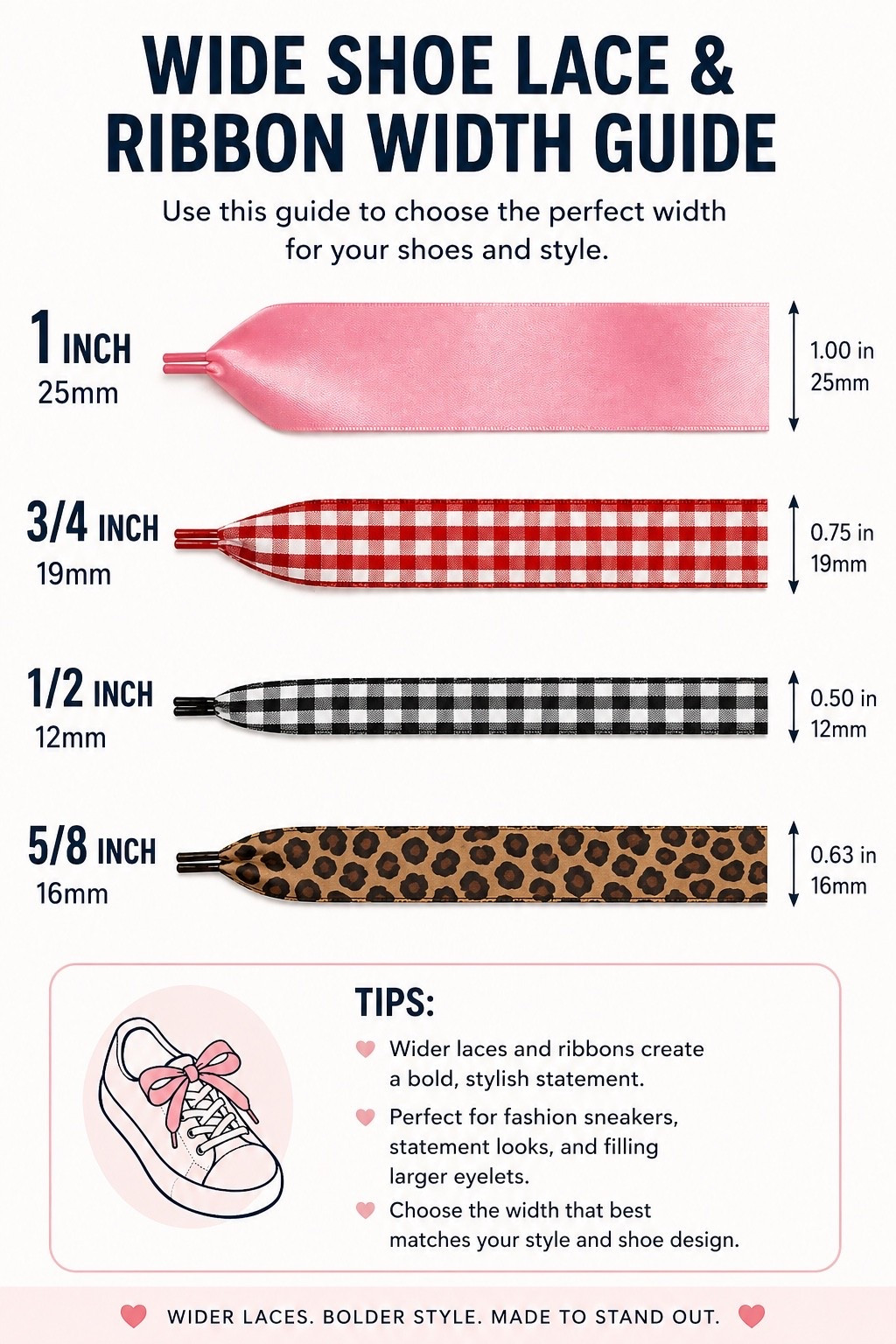 The wide shoe lace trend is growing and I thought I would create a little guide for all those DIY shoe lace girls! 

#LTKgrwm #LTKmomlife