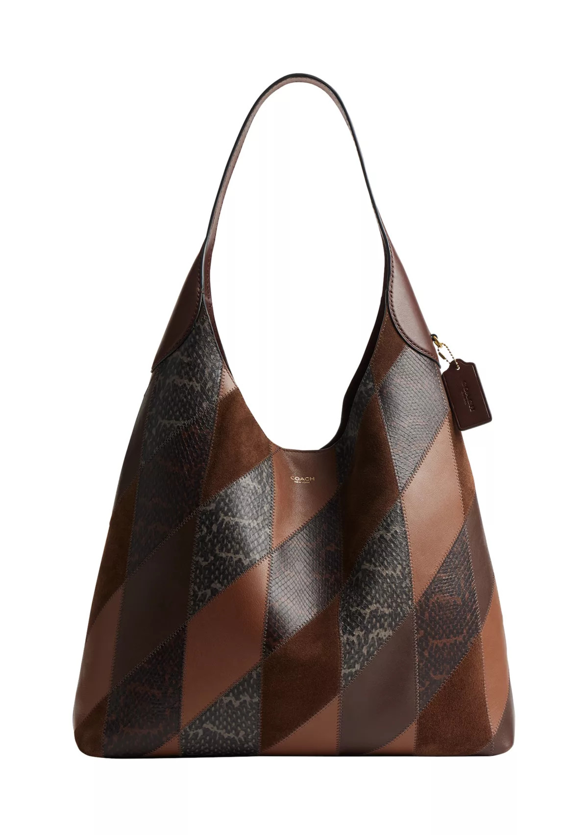 COACHBrooklyn Shoulder Bag 39 with Snakeskin Patchwork | Belk