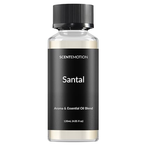 Santal Diffuser Oil, Luxury Scent for Diffusers, Santal Essential Oils for Diffuser with Notes of Sandalwood, Musk, & Papyrus | Aromatherapy Santal Fragrance Oil | 4.05 fl oz, 120ml | Amazon (US)