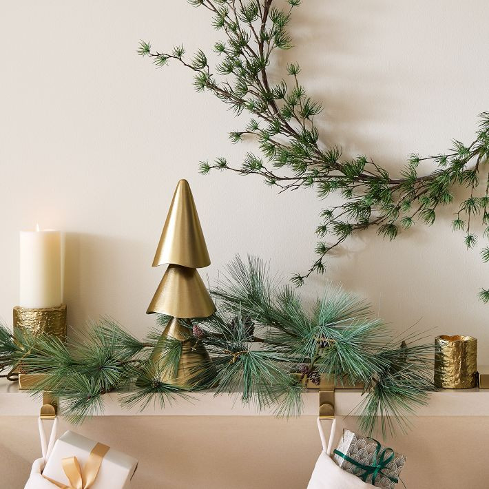 Sparse Pine Wreath & Garland | West Elm (US)